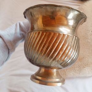 Vintage Brass Planter